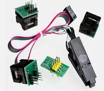 Comprar Kit Clip Pinza Soic8 Sop8 Para Eeprom Bios + Adaptador Dip 8