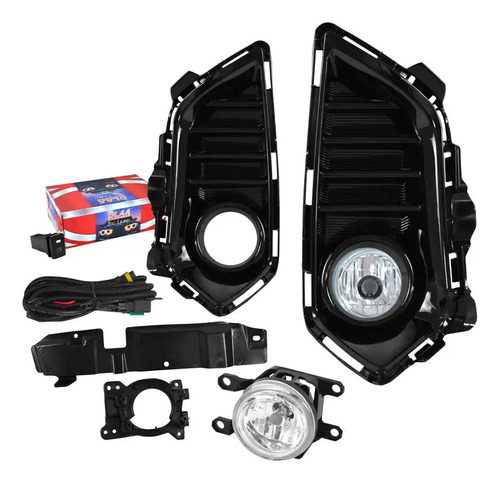 Neblinero Kit Negro Brillante Para Toyota Yaris Sedan 2023