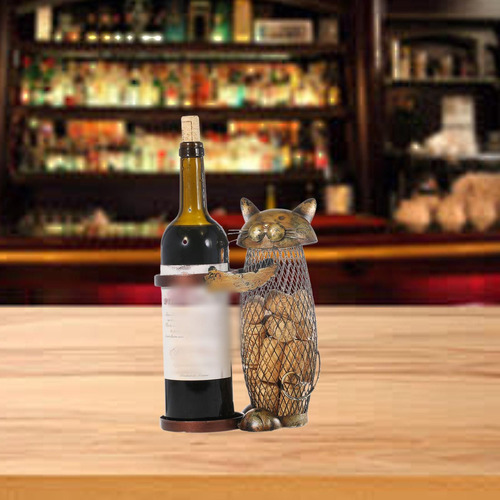 New .li. Botellero Para Vino, Hucha, Decoración Para