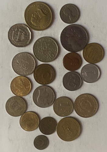 Lote De Monedas Paraguay Cccp Rusia Grecia Francia Us 941/9m