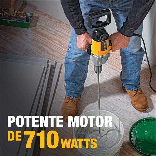 Imagen 4 de 11 de Taladro atornillador eléctrico de 16mm DeWalt DW130V 710W + accesorios 120V 50Hz/60Hz