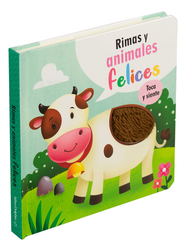 Libro Infantil: Rimas Y Animales Felices, De Varios Autores. Editorial Silver Dolphin, 2023
