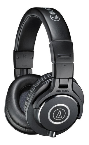 Imagen 1 de 3 de Audífonos Audio-Technica M-Series ATH-M40x negro