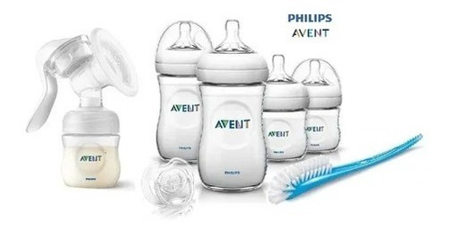 Sacaleche Manual Philips Avent + Mamaderas, Cepillo Chupete