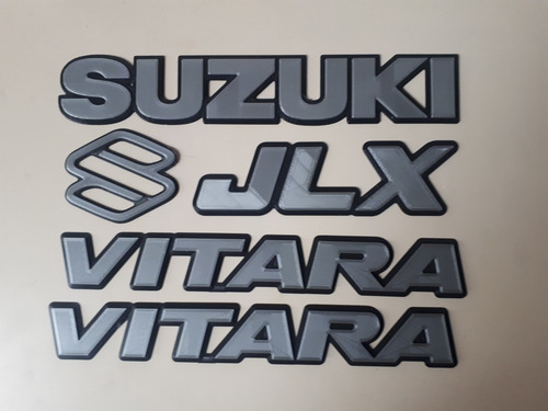 Insignias 3d Para Suzuki Vitara (kit X 4 U -, Ver Descrip)