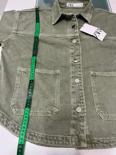 Zara Campera Jeans Nueva T: S