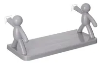 Comprar Repisa Gris Multifuncional Con Adhesivo (pack X2 Und)