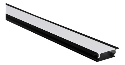 Kit 20 Metros Perfil Alumínio Embutir Slim P/ Fita Led