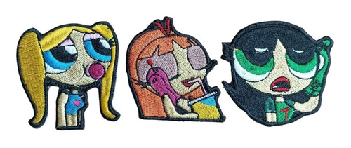 Parches Bordados De Las Chicas Super Poderosas Aesthetic.