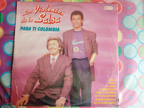 Los Violentos De La Salsa Lp Para Ti Colombia (sellado) V