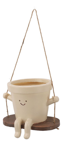 Maceta Swing Face Para Colgar En Forma De Cabeza De Flor De