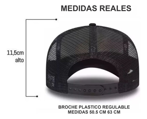 Gorras Trucker Personalizada Con Tu Logo O Imagen Aqui V2 Azul Oscuro Pleno Unica Lisa