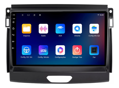 Multimidia Ranger 16/21 9p Adak Octa Android Carplay 4/64gb