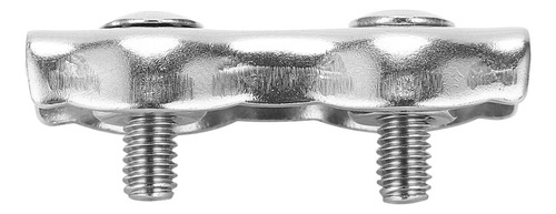 Steel Wire Rope Double Clip 10pcs Chuck Lock 304 Stainless