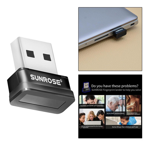 Imagen 7 de 12 de Usb Lector De Huellas Dactilares Identificación