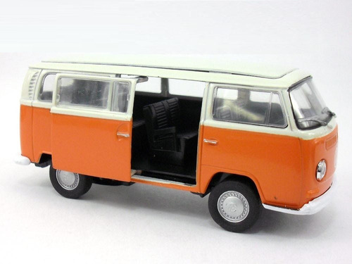 Welly Volkswagen T2 Bus 1972 Combi Hippie Esc1:34  Tiendajyh