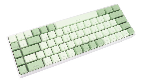 Teclado Mecânico Com Luz De Fundo Dinâmica Rgb Sem Fio De 68