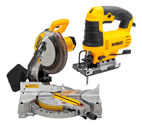 Sierra Inglete. 1600w + Caladora 650w Dewalt Dws713-dwe300