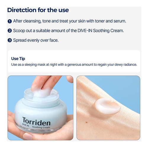 Crema Hidratante Facial Torriden Dive - In