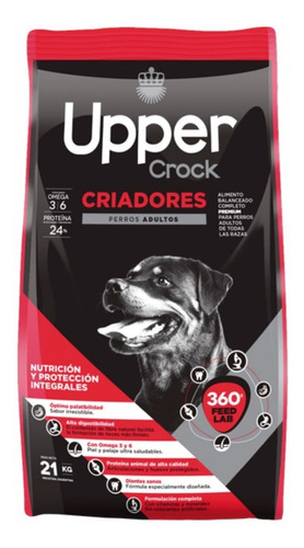 Alimento Upper Crock Criadores para perro adulto en bolsa de 21 kg