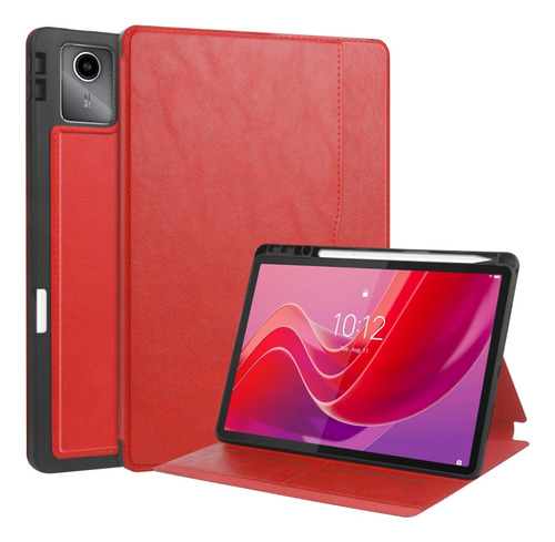 Funda De Tableta Roja Para Lenovo Tab M11 Tb330fu
