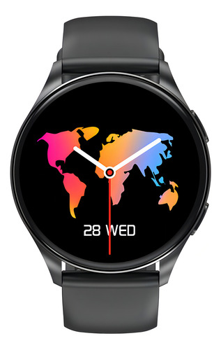 Smartwatch Blackview X20 Amoled 1.43 Bluetooth 5.3 7 días Funda negra pulsera negra