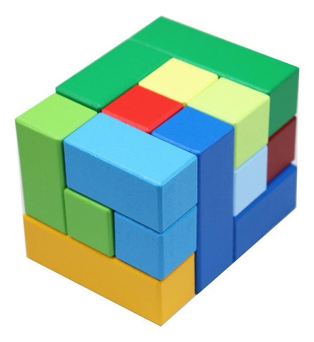Bloques De Construcción Puzle Brain Teaser Juegos De Viaje