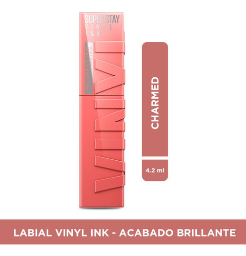 Labial Líquido Maybelline Superstay Vinyl Ink Color Charmed Charmed 100
