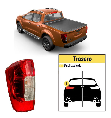 Farol Foco Izquierdo Trasero Nissan Np300 2016 2021
