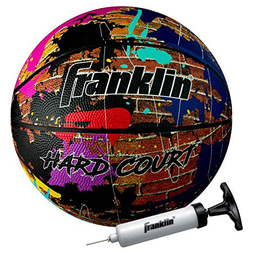 Balón De Baloncesto Franklin Sports Para Pista Dura, Tamaño