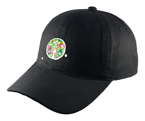 Gorra Clasica Algodón Negra Café Logo R30