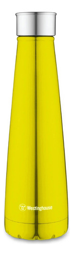 Termo Westinghouse De Acero Inoxidable De 450ml Color Amarillo