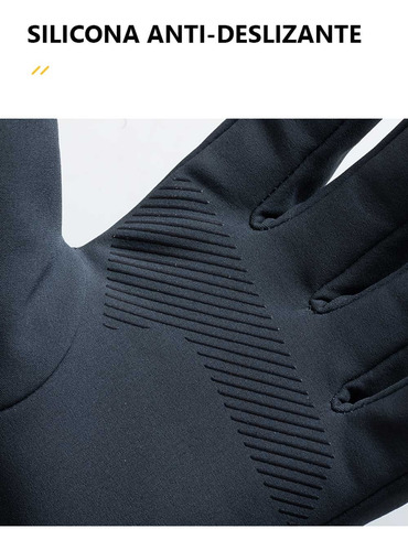 Guantes Térmicos Deportivos Transpirables Running Aonijie Negro / Talle L