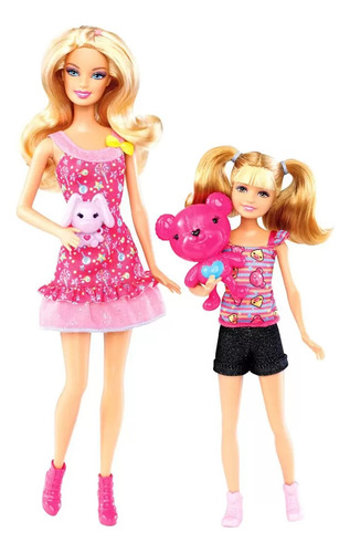 Barbie Family Dupla Irmãs No Parque Da Mattel De 2012