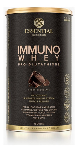 Immuno Whey Pro Glutathione (465g) Essential Sabor Chocolate Chocolate