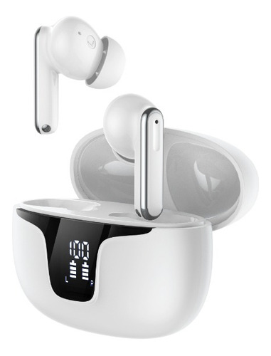 Teknic Auriculares Inalambricos Bluetooth Para iPhone Galaxy Color Blanco