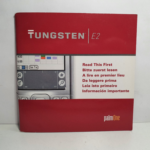 Manual Palm Tungsten E2 - Guia Original Handheld
