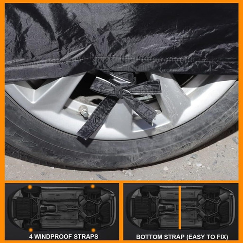 Cubierta Para Auto Impermeable, Funda Coche Exterior Lona