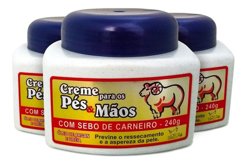 Kit 24 Creme Sebo De Carneiro E Ureia San Jully Promoção