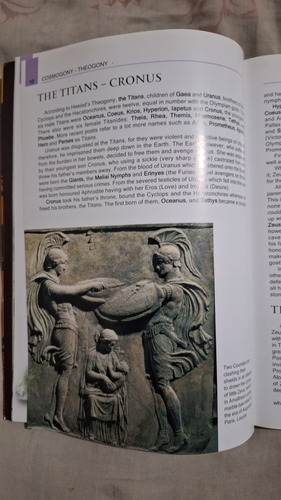 Livro Greek Mythology (mitologia Grega) Em Inglês Papadimas Ekdotiki Capa Mole Edição De Luxo