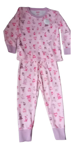 Set Baby Creysi Playera Y Pantalón Térmico Rosa
