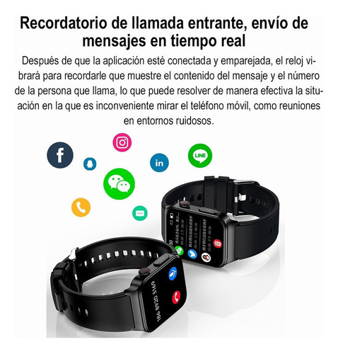 Reloj Inteligente E500, Que Mide La Frecuencia Cardíaca Del