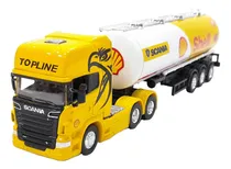 Comprar Camion Scania Cisterna  Escala 1\u002F64 Personalizado Shell