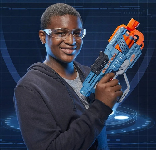 Pistola Nerf Elite 2.0 Commander 12 Dardos Hasbro