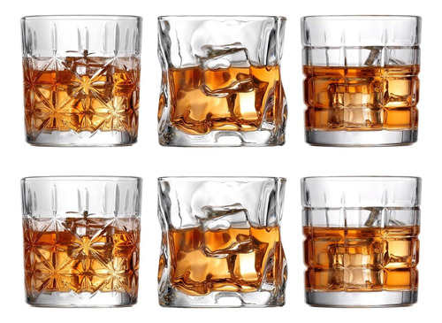 Juego De Gafas De Whisky A La Antigua Y Vaso De Vidrio De Wh