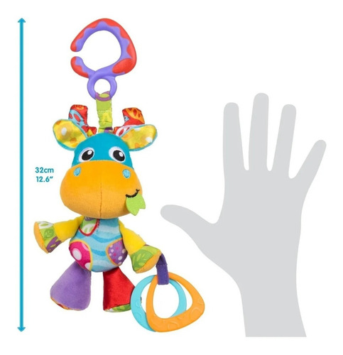 Imagen 8 de 10 de Sonajero Peluche Colgante Bebe Playgro Morty Moose Munchimal