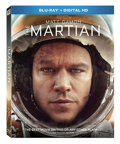 The Martian Misión Rescate Matt Damon Blu-ray Importado