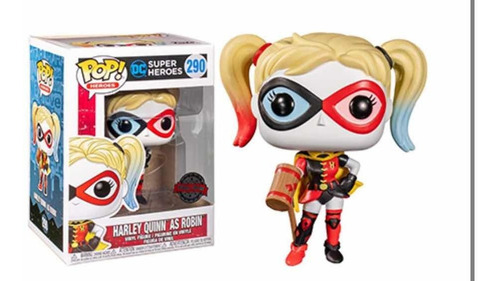 Harley Quinn As Robin (290) - Dc Super Heroes - Funko Pop!