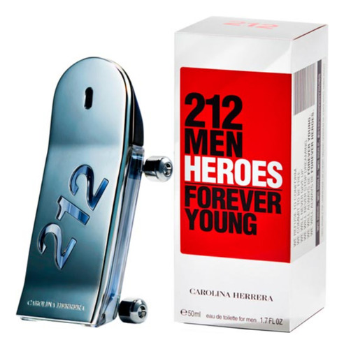 212 Men Heroes Forever Young Edt 50ml Hombre