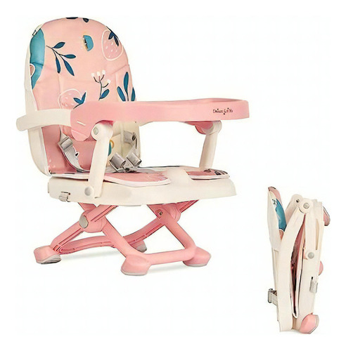 Dream On Me Munch N Go Asiento Elevador Para Mesa De Color Rosado